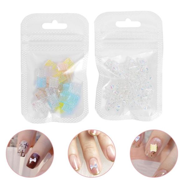 bags of nail art bowknots stereoscopic manicure ornaments diy accessories decorations, Silver;gold
bags of nail art bowknots stereoscopic manicure ornaments diy accessories decorations, Silver;gold