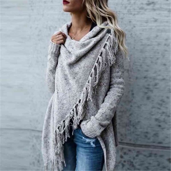european and american womens clothing autumn and winter mid long slim fringed coat sweater womens sweater cardigan, White;black
european and american womens clothing autumn and winter mid long slim fringed coat sweater womens sweater cardigan, White;black