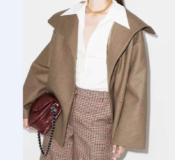 women's wool & blends 2021 autumn and winter jacket commuter lapel solid color coat women, Black
women's wool & blends 2021 autumn and winter jacket commuter lapel solid color coat women, Black