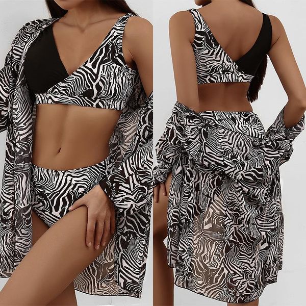 one-piece suits 3pcs women black striped print bikini set swimwear long sleeve cardigan swimsuit cover up beachwear bathing suit dress
one-piece suits 3pcs women black striped print bikini set swimwear long sleeve cardigan swimsuit cover up beachwear bathing suit dress