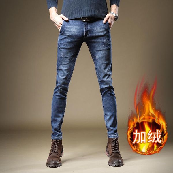 men's jeans men fleece blue straight pants slim fit winter causal streetwear warm denim trousers 3ndy
men's jeans men fleece blue straight pants slim fit winter causal streetwear warm denim trousers 3ndy