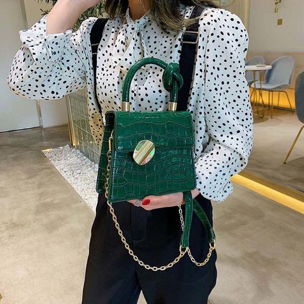 evening bags crocodile pattern square women handbag pu solid color shoulder bag magnetic buckle personality handle chain strap messenger
evening bags crocodile pattern square women handbag pu solid color shoulder bag magnetic buckle personality handle chain strap messenger