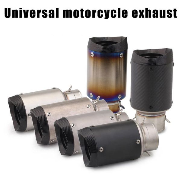 61mm carbon fiber universal motorcycle exhaust for cbr1000 s1000rr rsv4 titanium muffler moto pipe motorbike tail tube system
61mm carbon fiber universal motorcycle exhaust for cbr1000 s1000rr rsv4 titanium muffler moto pipe motorbike tail tube system