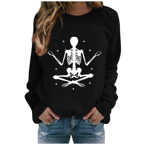 women's hoodies & sweatshirts loose goth skeleton print women sweetshirts casual round neck long sleeve plus size vintage y2k clothes a, Black
women's hoodies & sweatshirts loose goth skeleton print women sweetshirts casual round neck long sleeve plus size vintage y2k clothes a, Black