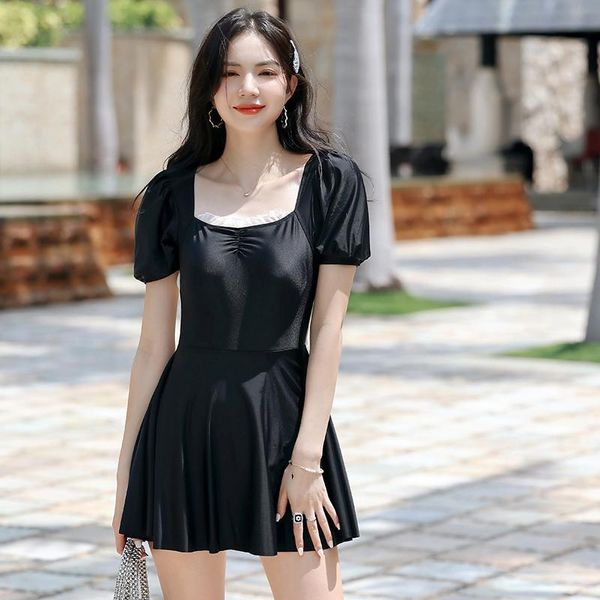 one-piece suits short sleeve swimdress push up swimwear pad women one piece swimsuit open back bandage bathers summer beach bathing suit
one-piece suits short sleeve swimdress push up swimwear pad women one piece swimsuit open back bandage bathers summer beach bathing suit