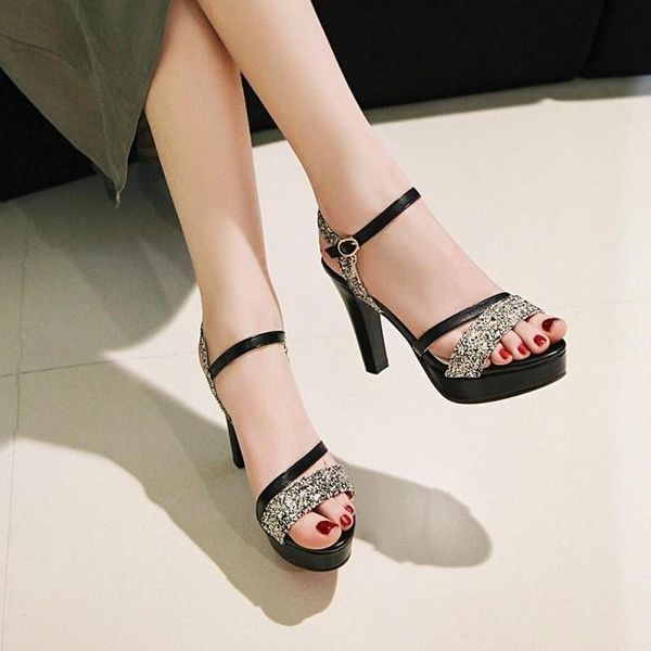 sandals women shoes platform open toe for sequins buckle strap 2021 summer evening party high heels woman, Black
sandals women shoes platform open toe for sequins buckle strap 2021 summer evening party high heels woman, Black