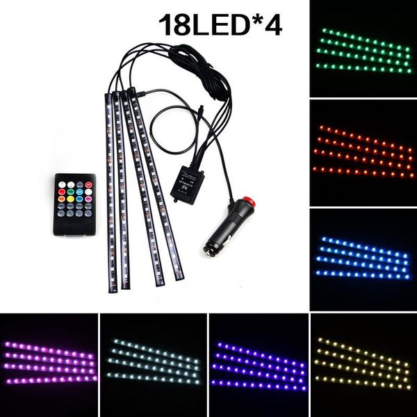 interior&external lights 1set 18led car foot light rgb colorful led music sound control atmosphere wireless remote
interior&external lights 1set 18led car foot light rgb colorful led music sound control atmosphere wireless remote