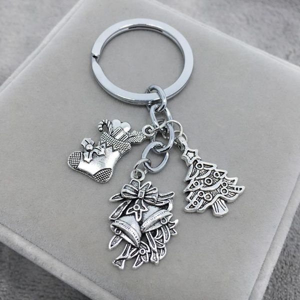 keychains yamily christmas style key chian presents tree snowman socks bell charm ring jewelry gift, Silver
keychains yamily christmas style key chian presents tree snowman socks bell charm ring jewelry gift, Silver