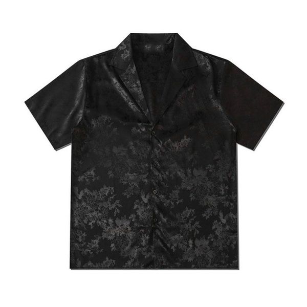 fashion chinese style printed shirt men's casual loose floral short sleeve 2021 summer shirts, White;black
fashion chinese style printed shirt men's casual loose floral short sleeve 2021 summer shirts, White;black