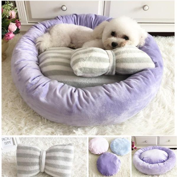 cat beds & furniture pet dog bed mats round pads winter warm velvet soft lounger sofa for kitten puppy nest kennel with bow pillow
cat beds & furniture pet dog bed mats round pads winter warm velvet soft lounger sofa for kitten puppy nest kennel with bow pillow