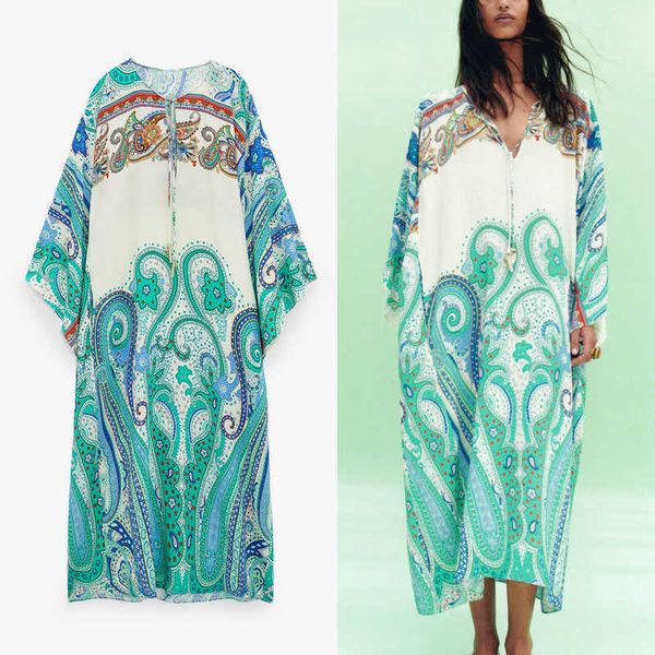 za floral print tunic midi summer dress women long sleeve o neck asymmetric beach dress woman chic tie loose elagnt dresses 210602, Black;gray
za floral print tunic midi summer dress women long sleeve o neck asymmetric beach dress woman chic tie loose elagnt dresses 210602, Black;gray