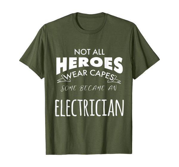 Hero Electrician - Funny Electrician Saying Job Shirt, Mainly pictures