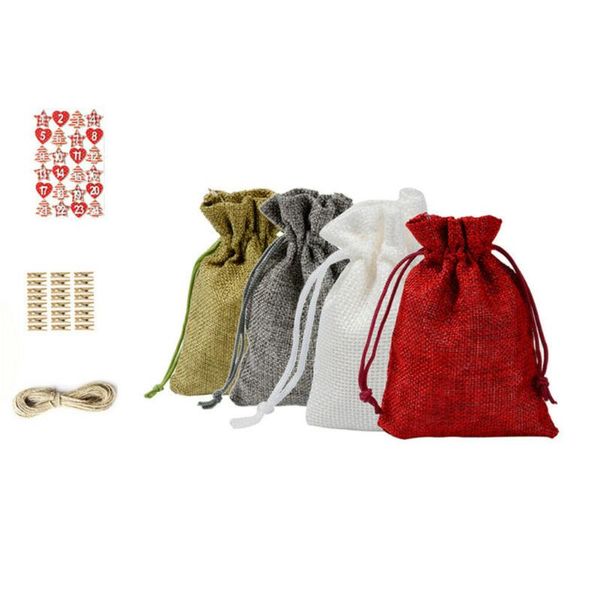 christmas decorations gift bags candy 1-24 advent calendar bundle linen wooden clamps 10*14cm festival supplies
christmas decorations gift bags candy 1-24 advent calendar bundle linen wooden clamps 10*14cm festival supplies