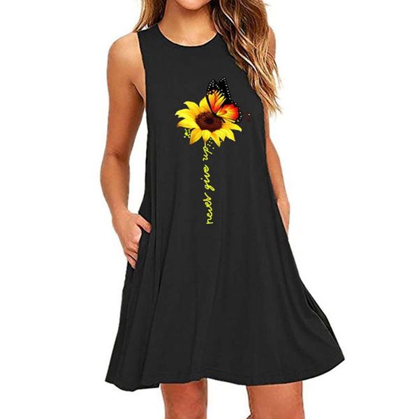 plus size casual dress women floral butterfly printed sleeveless vestido for woman loose short vintage pocket 6xl dresses, Black;gray
plus size casual dress women floral butterfly printed sleeveless vestido for woman loose short vintage pocket 6xl dresses, Black;gray
