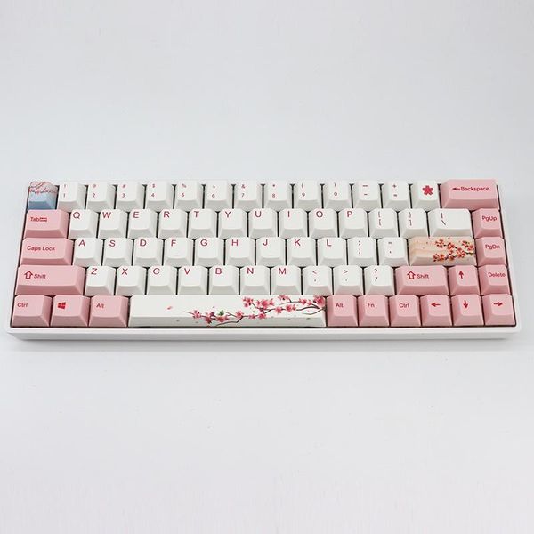 keyboards cherry blossom powder keycaps 132keys pbt dye-sublimation mechanical keyboard key caps
keyboards cherry blossom powder keycaps 132keys pbt dye-sublimation mechanical keyboard key caps