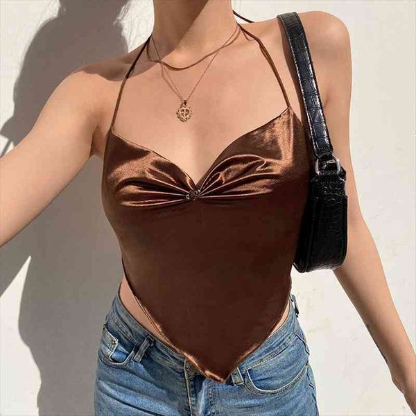 womenbackless halter camisole lace women cami up summer solid v neck triangle crop casual slim streetwear corset bustier, White
womenbackless halter camisole lace women cami up summer solid v neck triangle crop casual slim streetwear corset bustier, White
