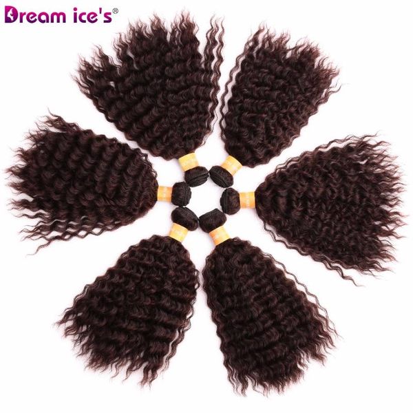 human ponytails dream ice's synthetic kinky curly hair bundle weaves six pieces /lot one pack for head afro women extension, Black
human ponytails dream ice's synthetic kinky curly hair bundle weaves six pieces /lot one pack for head afro women extension, Black