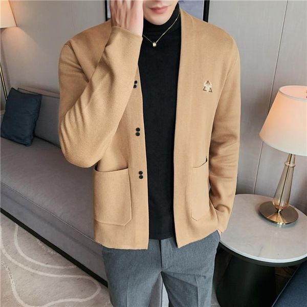 men's sweaters luxury embroidery autumn winter knitted jacket men long sleeve slim fit cardigan sweater knitwear sweatercoat clothing, White;black
men's sweaters luxury embroidery autumn winter knitted jacket men long sleeve slim fit cardigan sweater knitwear sweatercoat clothing, White;black