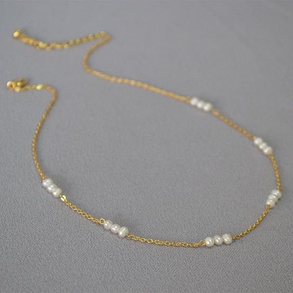 pendant necklaces wt-jn160 europe of simple brass gilt delicate freshwater small pearls goddess temperament choker necklace, Silver
pendant necklaces wt-jn160 europe of simple brass gilt delicate freshwater small pearls goddess temperament choker necklace, Silver