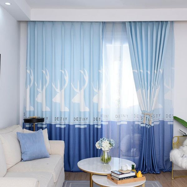 modern minimalist net red deer print shade curtains for living dining room bedroom. curtain & drapes
modern minimalist net red deer print shade curtains for living dining room bedroom. curtain & drapes