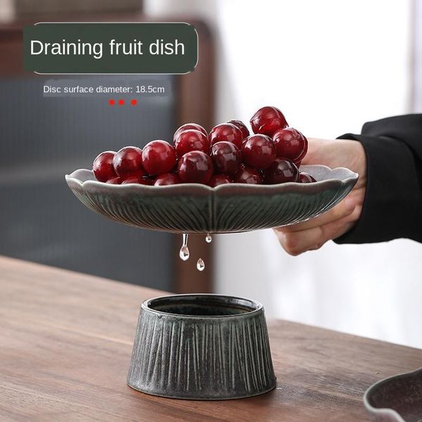 draining ceramic fruit plate japanese style large lotus tray high foot snack for buddha dish dishes & plates
draining ceramic fruit plate japanese style large lotus tray high foot snack for buddha dish dishes & plates