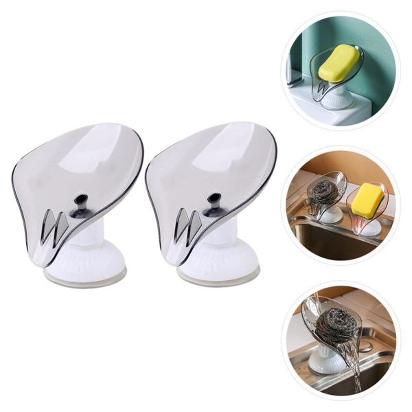 soap dishes 2pcs home storage racks bathroom draining (grey)
soap dishes 2pcs home storage racks bathroom draining (grey)