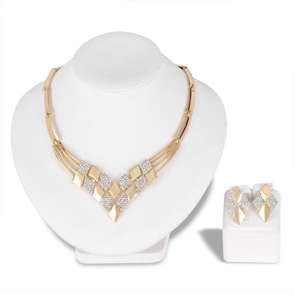 earrings & necklace women wedding kc rhombus shape rhinestones jewelry set ethiopian nigerian collier africain costume, Silver
earrings & necklace women wedding kc rhombus shape rhinestones jewelry set ethiopian nigerian collier africain costume, Silver
