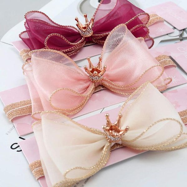 hair accessories baby girls stretch headband soft mesh bows alloy crown galloon lace headdress princess elastic band kids, Slivery;white
hair accessories baby girls stretch headband soft mesh bows alloy crown galloon lace headdress princess elastic band kids, Slivery;white