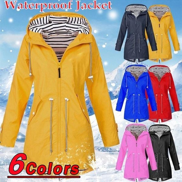 women's trench coats women fashion all seasons outdoor waterproof rain jacket casual loose plus size hooded windproof coat climbing win, Tan;black
women's trench coats women fashion all seasons outdoor waterproof rain jacket casual loose plus size hooded windproof coat climbing win, Tan;black
