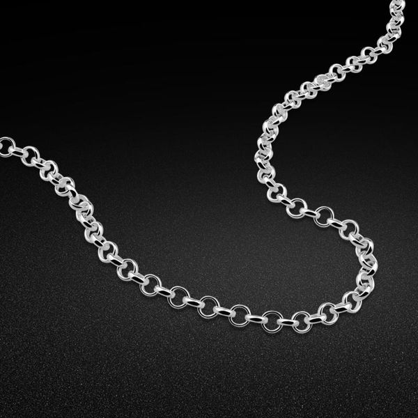 chains minimalist women's 100% 925 silver necklace 3mm rolo chain fine jewelry chokers necklaces 46-71cm without pendant
chains minimalist women's 100% 925 silver necklace 3mm rolo chain fine jewelry chokers necklaces 46-71cm without pendant