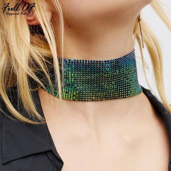 chokers necklaces women fashion wedding accessories metal sequin bing chain night club punk gothic collier wholesale, Golden;silver
chokers necklaces women fashion wedding accessories metal sequin bing chain night club punk gothic collier wholesale, Golden;silver