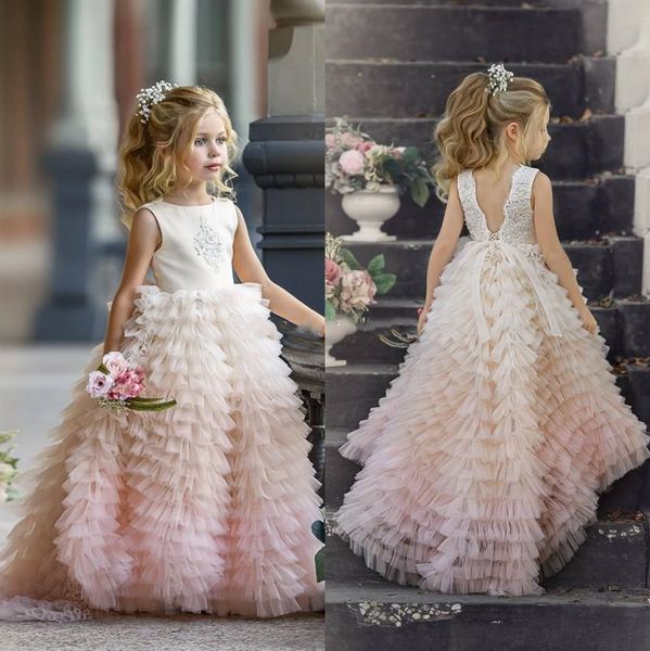 chic ombre tiered flower girl dresses for wedding appliqued backless toddler pageant gowns sweep train tulle kids prom dress, White;blue
chic ombre tiered flower girl dresses for wedding appliqued backless toddler pageant gowns sweep train tulle kids prom dress, White;blue