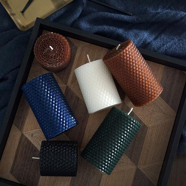diameter 6cm handmade beehive candle candlelight dinner po prop cylindrical morandi color ornament candles
diameter 6cm handmade beehive candle candlelight dinner po prop cylindrical morandi color ornament candles
