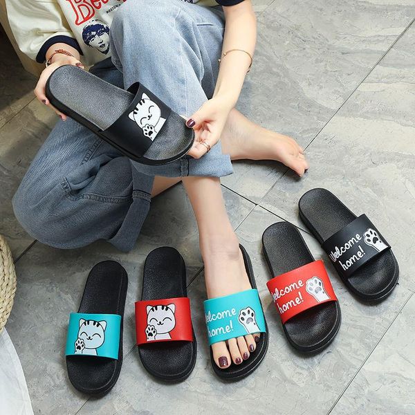 slippers zhaocai cat cool women's summer korean version cute lovers home fashion cartoon, Black
slippers zhaocai cat cool women's summer korean version cute lovers home fashion cartoon, Black
