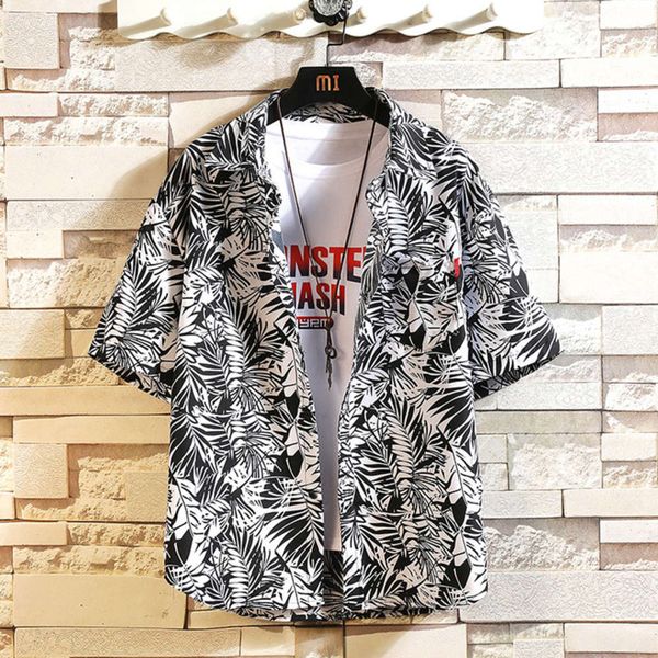 men's casual shirts shirt short sleeve floral loose fit big fat holiday beach hawaiian seaside clothes inch fashion brand pwwd 5hoc, White;black
men's casual shirts shirt short sleeve floral loose fit big fat holiday beach hawaiian seaside clothes inch fashion brand pwwd 5hoc, White;black