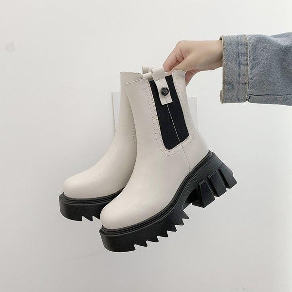 boots women's shoes chunky 2021 fashion platform women ankle female sole pouch botas mujer, Black
boots women's shoes chunky 2021 fashion platform women ankle female sole pouch botas mujer, Black