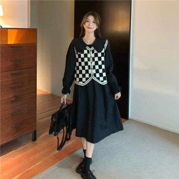 casual dresses baby face long sleeve dress early autumn women's 2021 french hepburn temperament black medium and, Black;gray
casual dresses baby face long sleeve dress early autumn women's 2021 french hepburn temperament black medium and, Black;gray