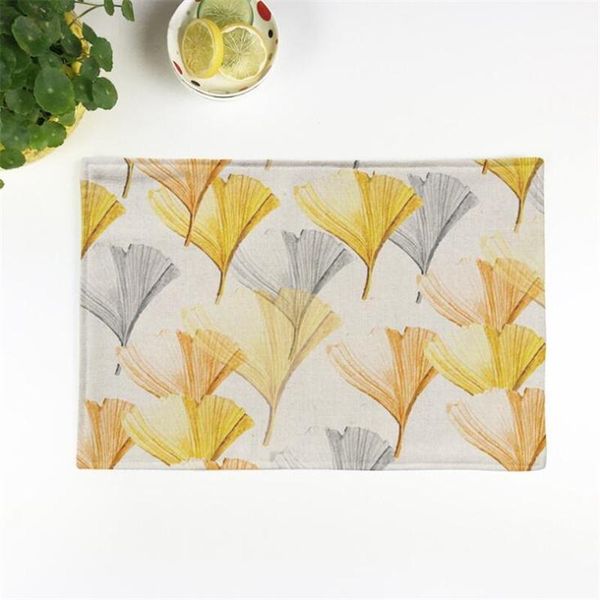 mats & pads good sale simple nordic linen tableware double yellow leaf green plant insulation pad cotton and table placemat 
mats & pads good sale simple nordic linen tableware double yellow leaf green plant insulation pad cotton and table placemat