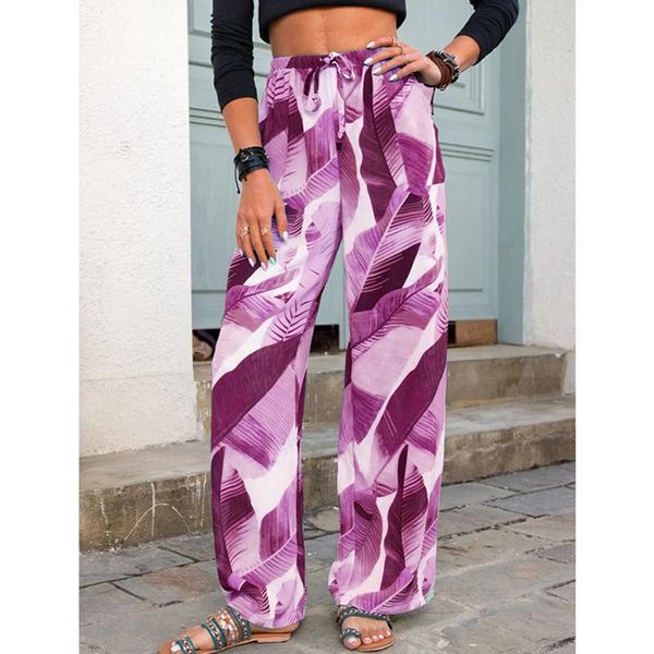 women's pants & capris ladies spring/summer fashion breathable thin trousers high waist drawstring elastic leaf printing casual wide-le, Black;white
women's pants & capris ladies spring/summer fashion breathable thin trousers high waist drawstring elastic leaf printing casual wide-le, Black;white