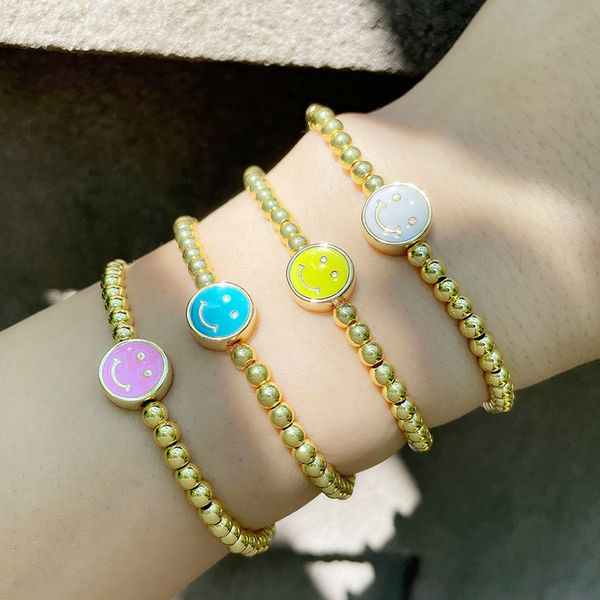 korean version of smiling face ins net red versatile beads gold plated bohemian golden bead couple friend bracelet brd36, Golden;silver
korean version of smiling face ins net red versatile beads gold plated bohemian golden bead couple friend bracelet brd36, Golden;silver