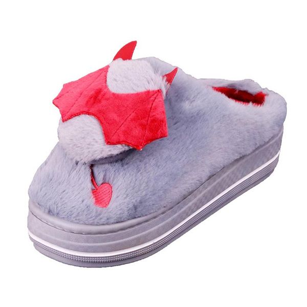 slippers cute cartoon bat warm high heel thick home winter muffin bottom cotton women non-slip flip flops, Black
slippers cute cartoon bat warm high heel thick home winter muffin bottom cotton women non-slip flip flops, Black