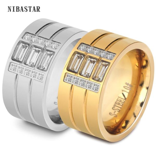 wedding rings stainless steel titanium ring for men women cz crystal band jewelry accessories, Slivery;golden
wedding rings stainless steel titanium ring for men women cz crystal band jewelry accessories, Slivery;golden