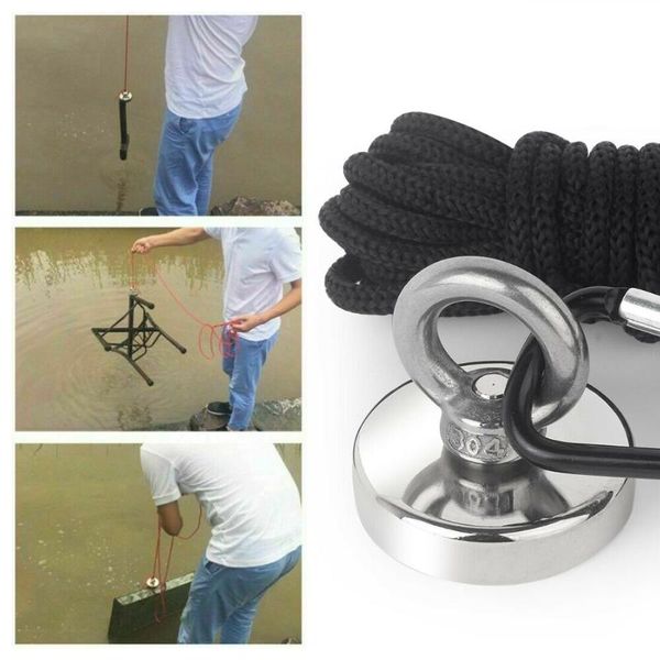 super strong magnetic magnet ring fishing powerful search aimant deep sea salvage hook tools hooks
super strong magnetic magnet ring fishing powerful search aimant deep sea salvage hook tools hooks