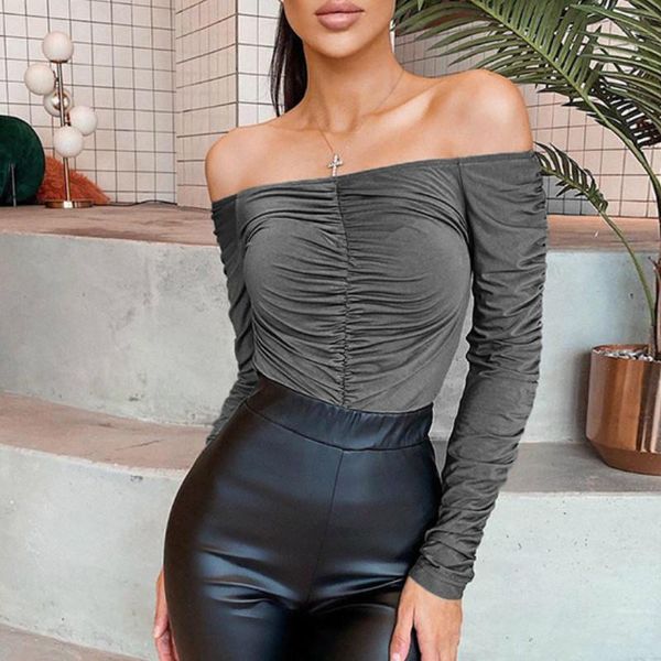women's jumpsuits & rompers autumn spring women bodysuit fashion romper solid ruched pleated slash neck strapless backless jumpsuit clu, Black;white
women's jumpsuits & rompers autumn spring women bodysuit fashion romper solid ruched pleated slash neck strapless backless jumpsuit clu, Black;white
