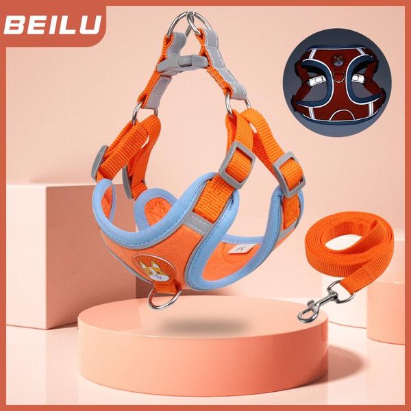 dog collars & leashes adjustable puppy medium large lead pet harness and leash set reflect light walking running dogs chest strap vest
dog collars & leashes adjustable puppy medium large lead pet harness and leash set reflect light walking running dogs chest strap vest