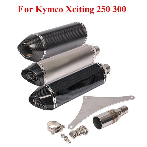 motorcycle exhaust system slip on for kymco xciting 250 300 escape mid connector tube + muffler tail tip pipe atv
motorcycle exhaust system slip on for kymco xciting 250 300 escape mid connector tube + muffler tail tip pipe atv