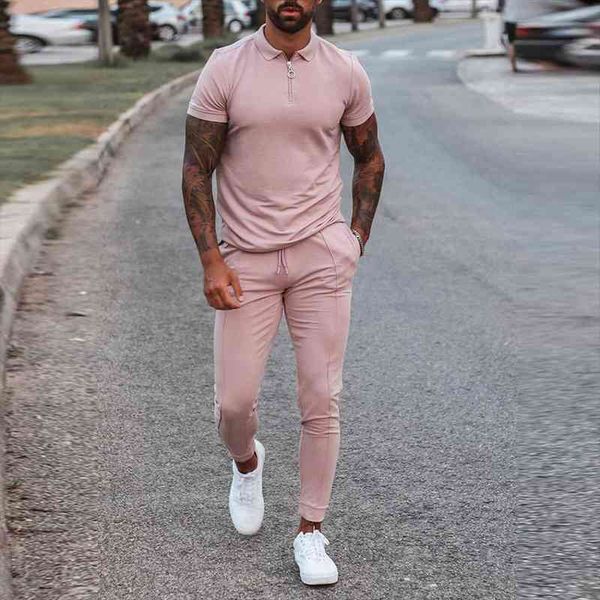 mens tracksuit tow piece set summer casual clothes slim solid short sleeve zipper polo shirt long pants male sweat suit, Gray
mens tracksuit tow piece set summer casual clothes slim solid short sleeve zipper polo shirt long pants male sweat suit, Gray