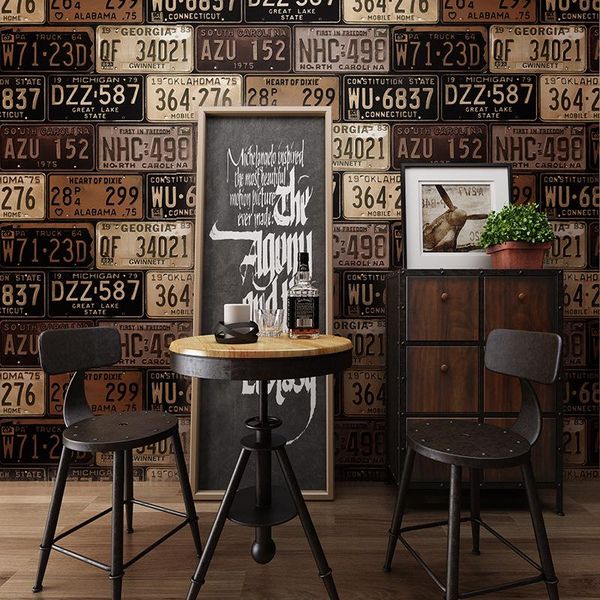 wallpapers 10m x 0.53m retro personalized license plate numbers and letters industrial style pvc wallpaper for bedroom living room office
wallpapers 10m x 0.53m retro personalized license plate numbers and letters industrial style pvc wallpaper for bedroom living room office
