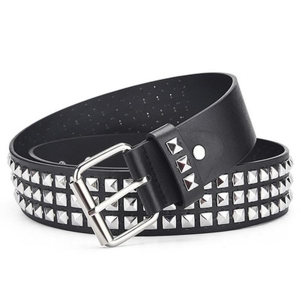belts 2021 luxury square bead rivet belt metal pyramid straps men and women punk rock hardware jeans designer female waist, Black;brown
belts 2021 luxury square bead rivet belt metal pyramid straps men and women punk rock hardware jeans designer female waist, Black;brown