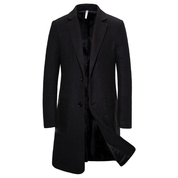 men's wool & blends parklees 2021 winter black long coat men solid slim plus size windproof warm trench homme casual office business ov
men's wool & blends parklees 2021 winter black long coat men solid slim plus size windproof warm trench homme casual office business ov